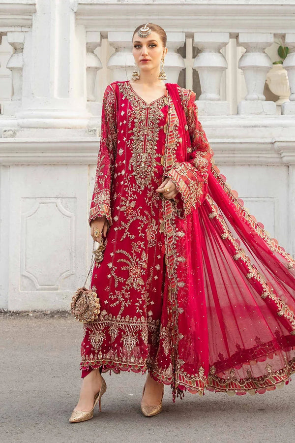 Maria B Embroidered Luxury Lawn 3-Piece Unstitched Ensemble – 0953