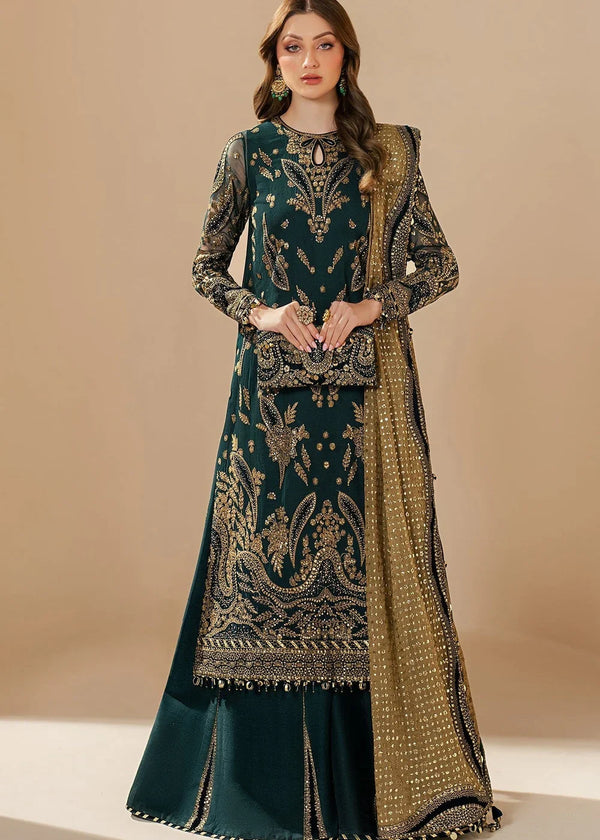 Jazmin WF '25-06 – Luxurious Embroidered Chiffon Unstitched 3-Piece Suit